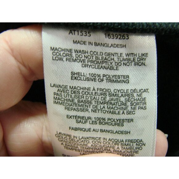 Columbia Men Size 3XT Black Steens Mountain Fleece Full Zip Vest Outdoor Pockets - Picture 7 of 9